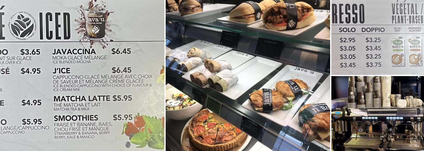 Cafe Java U Intercontinental Menu