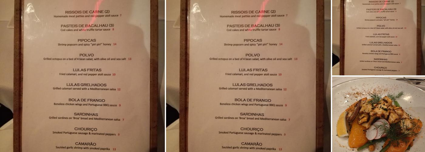 Silva Grillades Menu