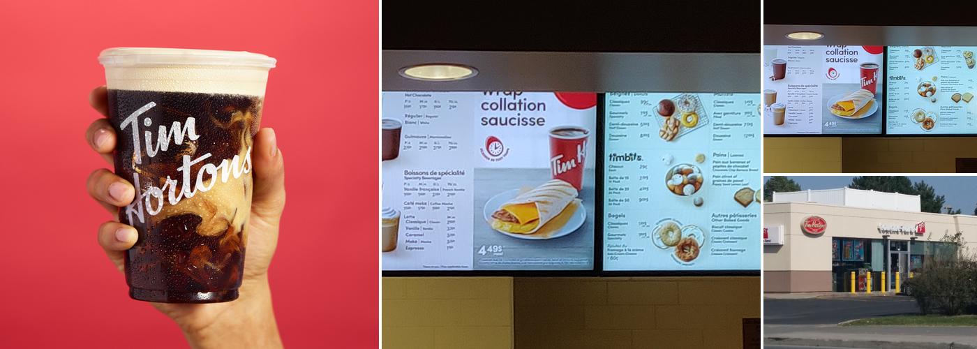 Tim Hortons Menu