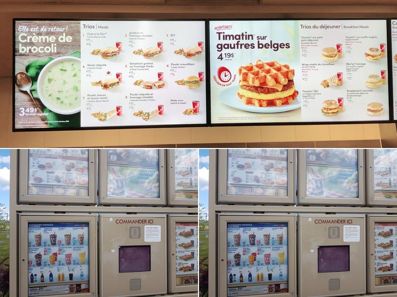 Tim Hortons Menu