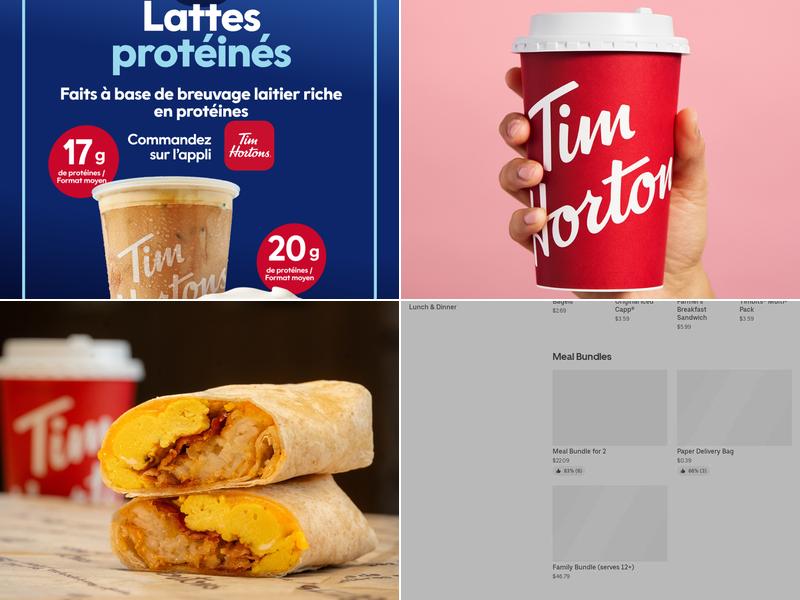 Tim Hortons Menu