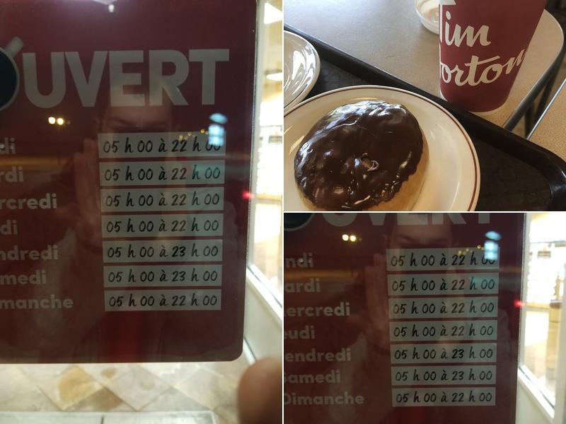 Tim Hortons Menu