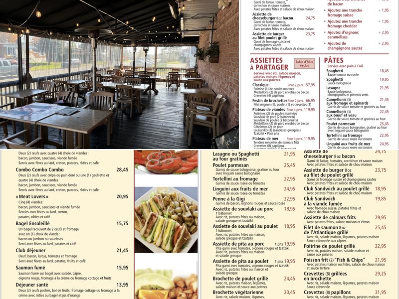 Resto St-Augustin Menu