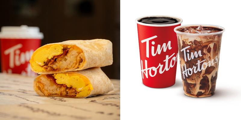 Tim Hortons Menu
