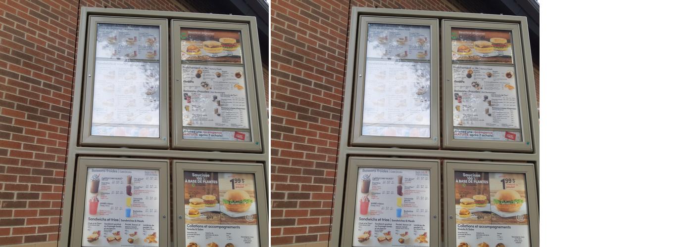 Tim Hortons Menu