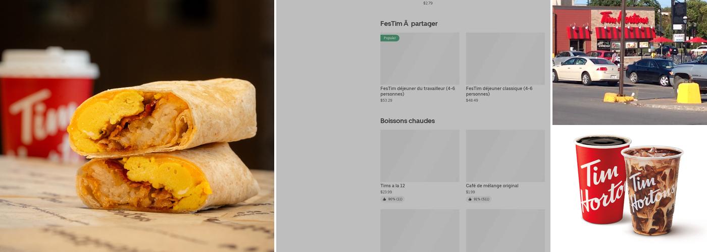 Tim Hortons Menu