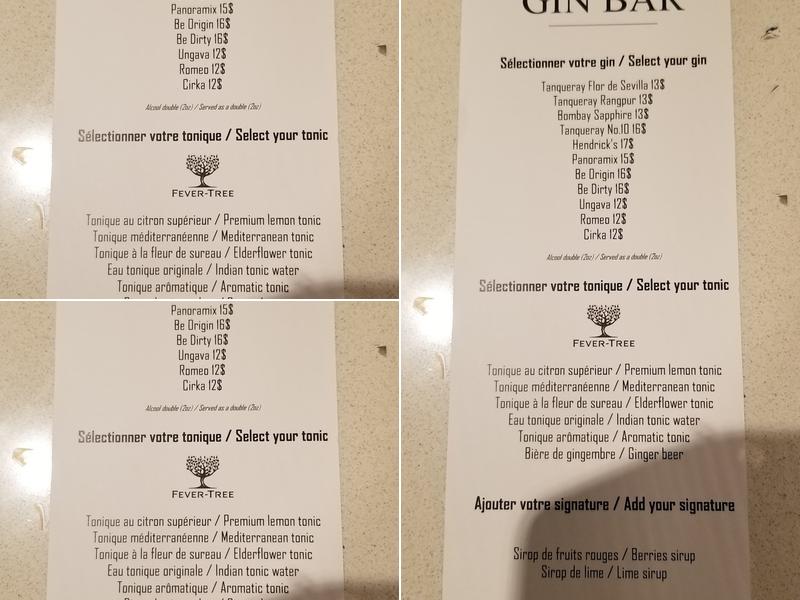 Que Sera Sera Menu