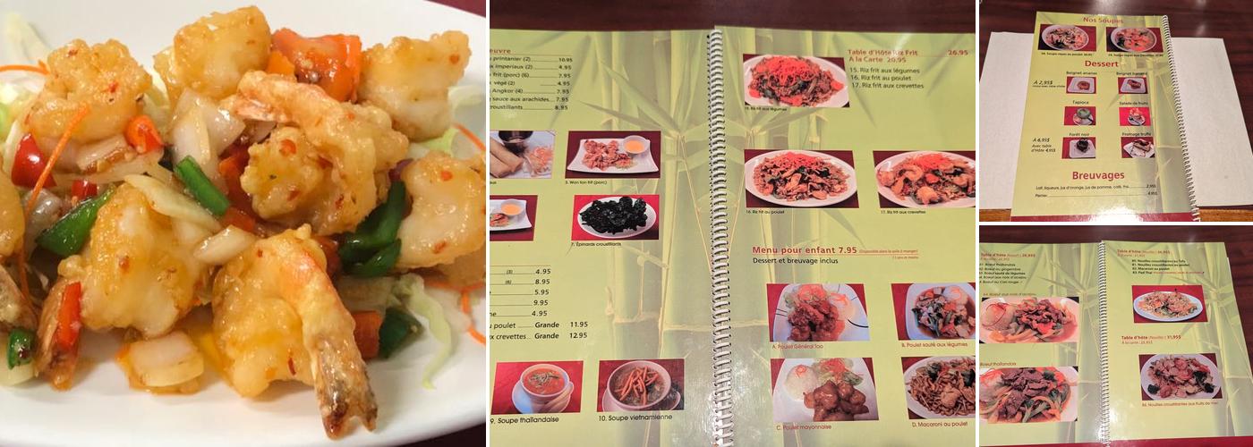 Restaurant Angkor Siem Reap Menu