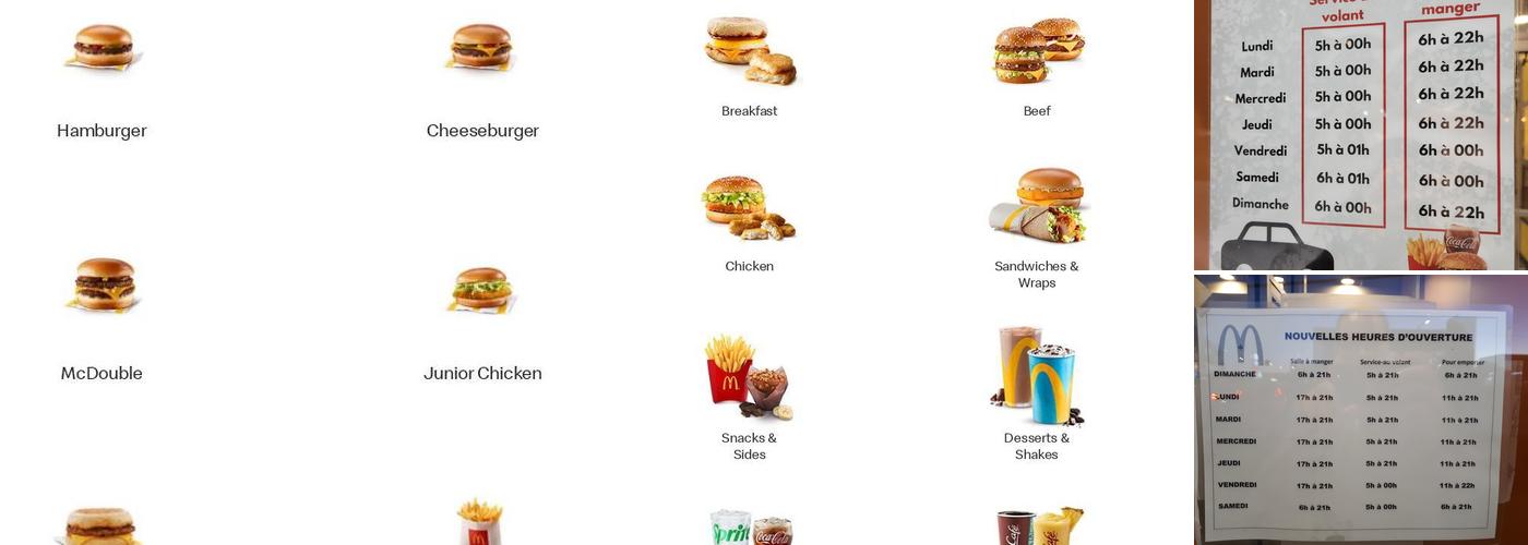 McDonald's Menu