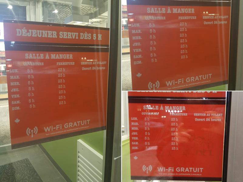 A&W Canada Menu