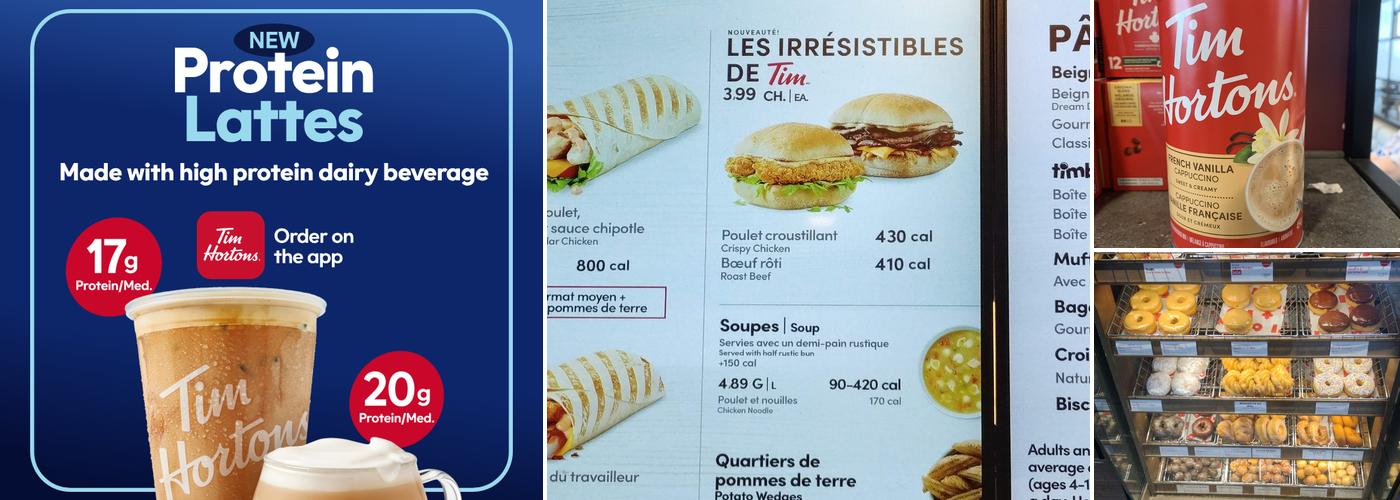 Tim Hortons Menu