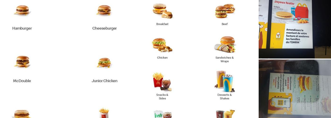 McDonald’s Menu