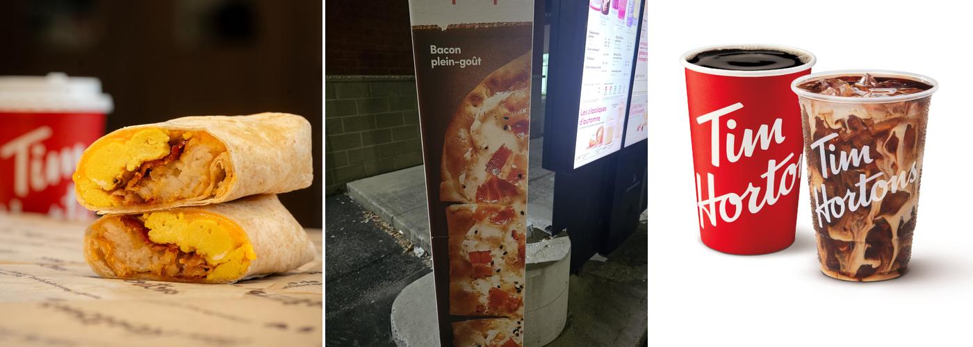 Tim Hortons Menu