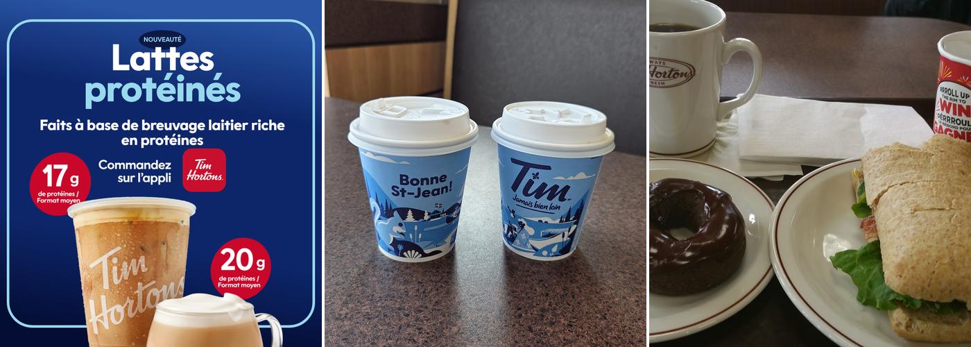 Tim Hortons Menu