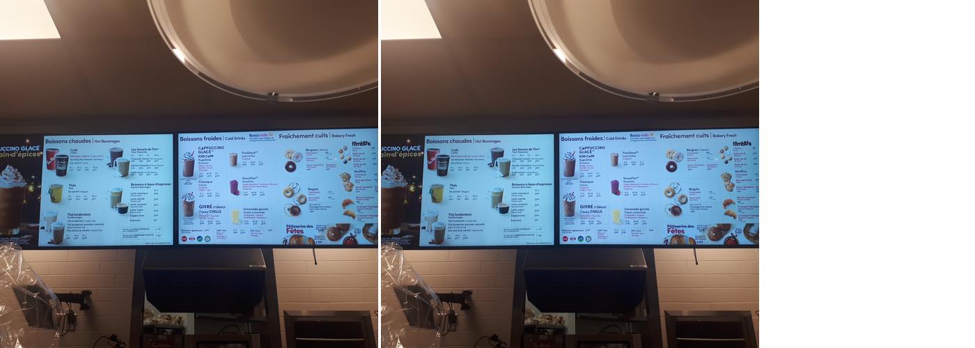 Tim Hortons Menu