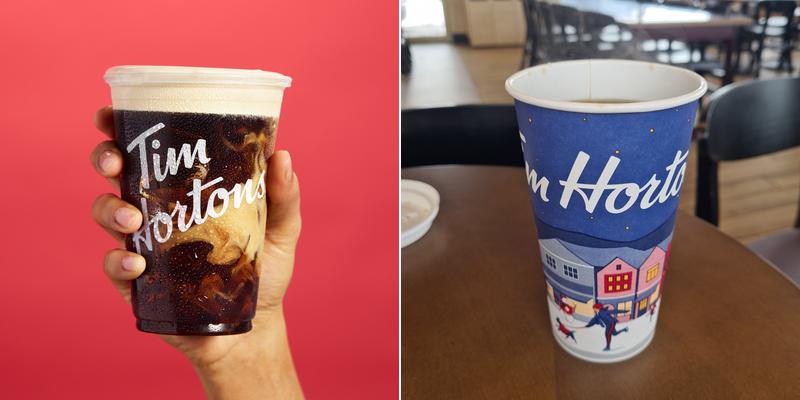 Tim Hortons Menu