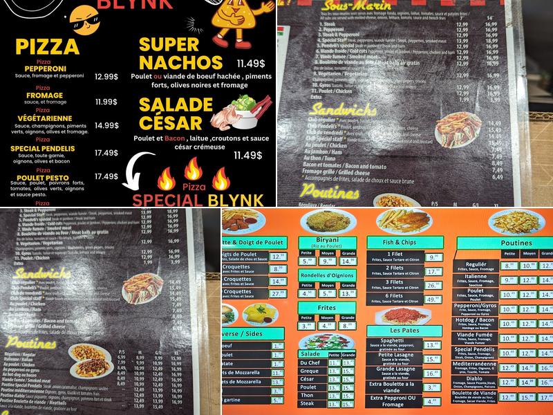 Pendeli's Menu