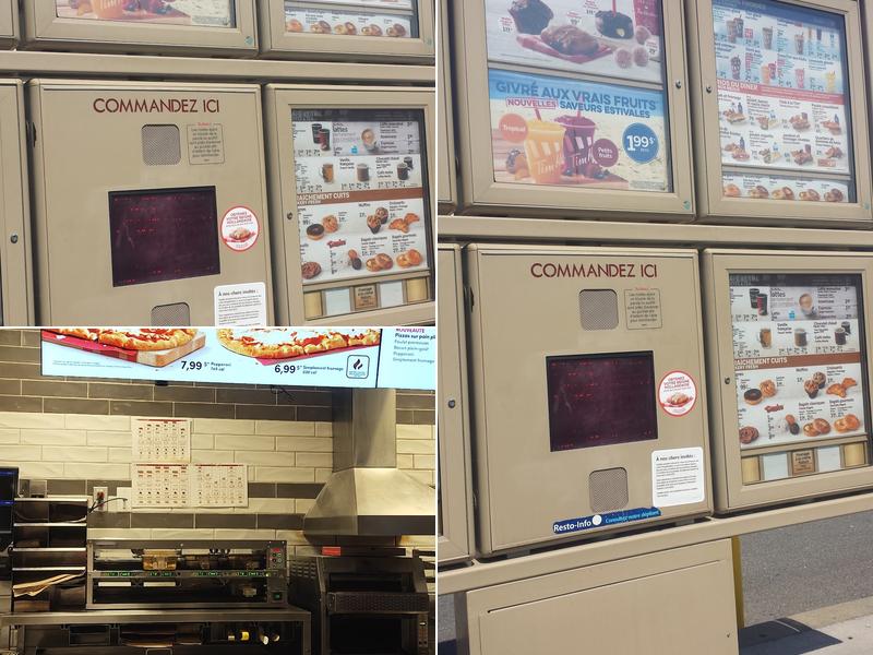 Tim Hortons Menu