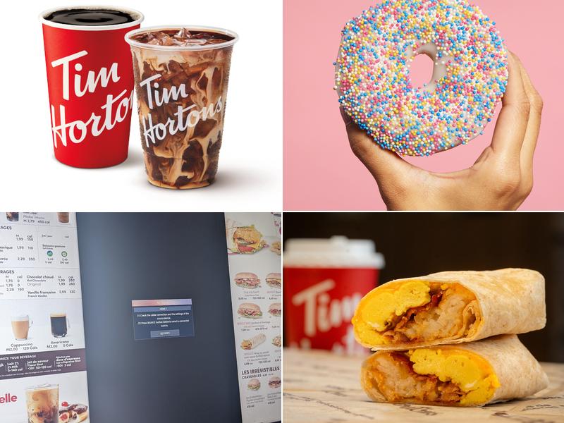 Tim Hortons Menu