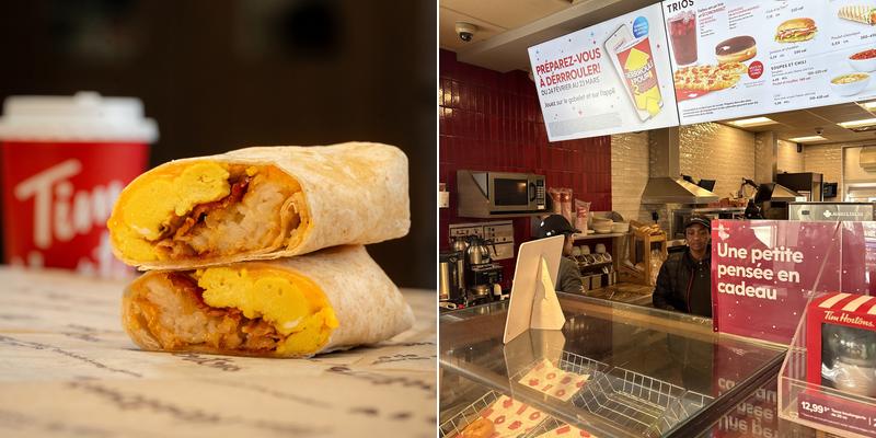 Tim Hortons Menu
