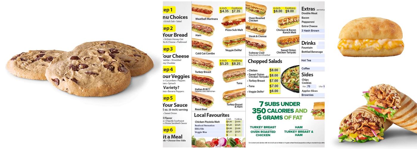Subway Menu
