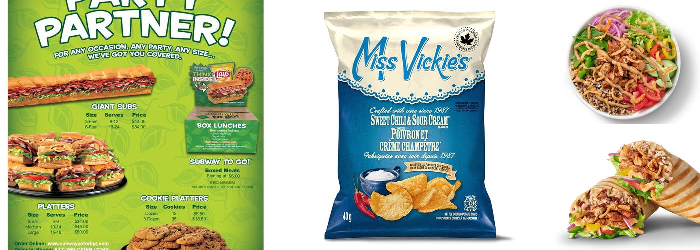 Subway Menu