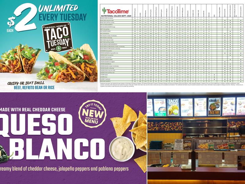 TacoTime Menu