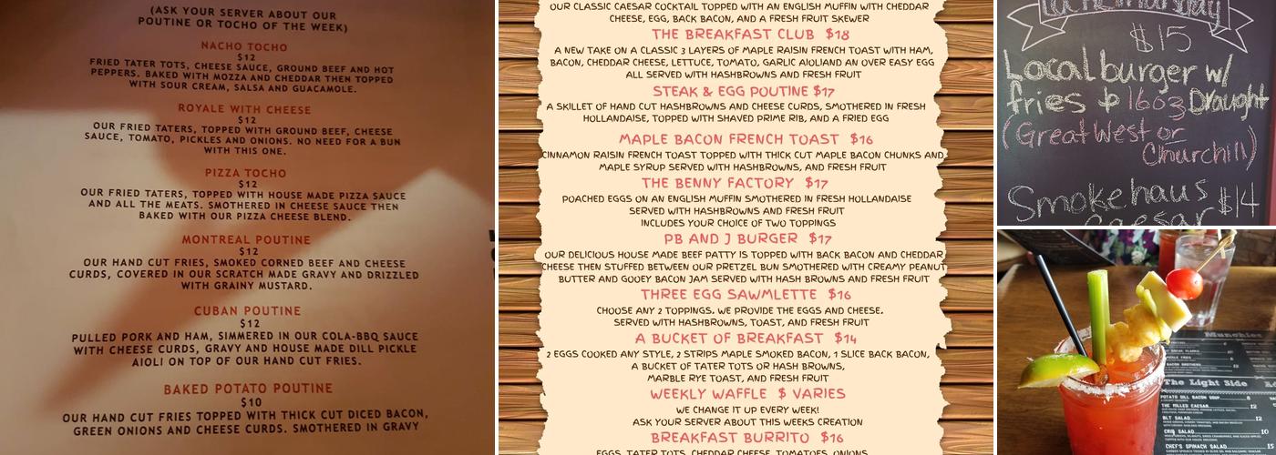The Caesar Mill Menu