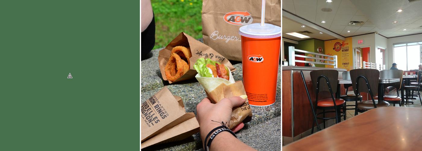 A&W Canada Menu