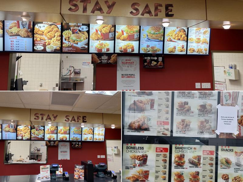KFC Menu
