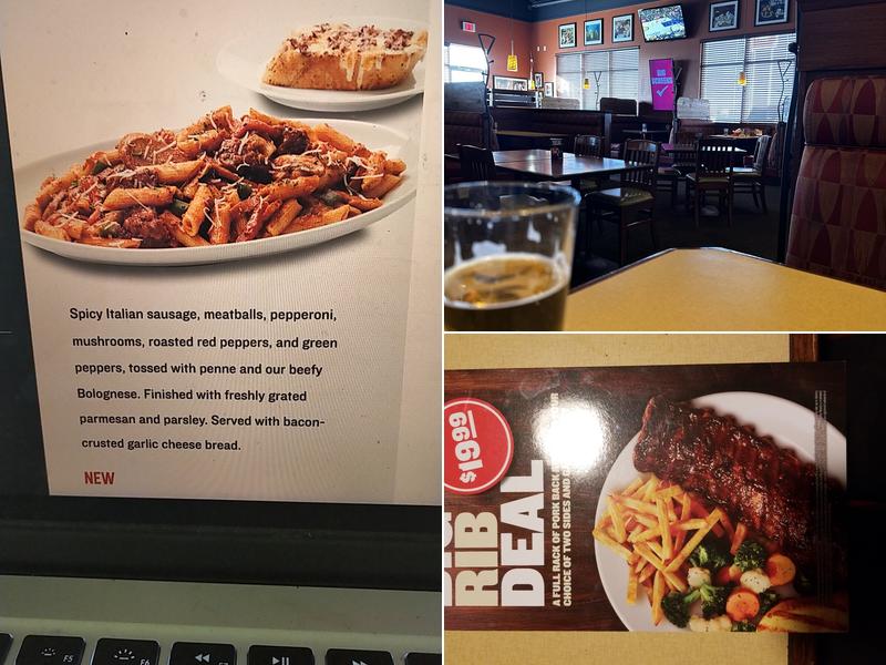 Boston Pizza Menu