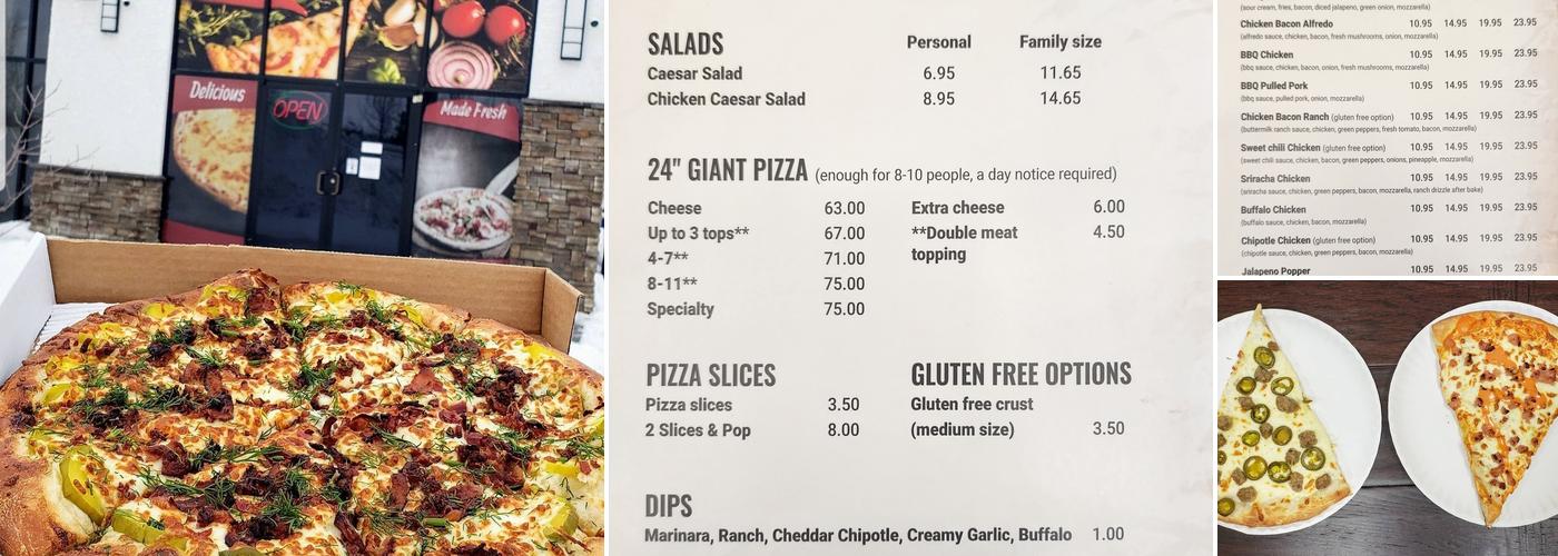 Alex Pizza Menu