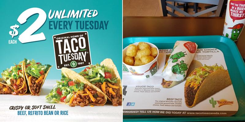 TacoTime Menu