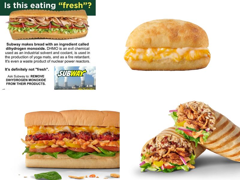 Subway Menu