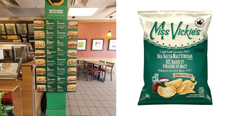 Subway Menu