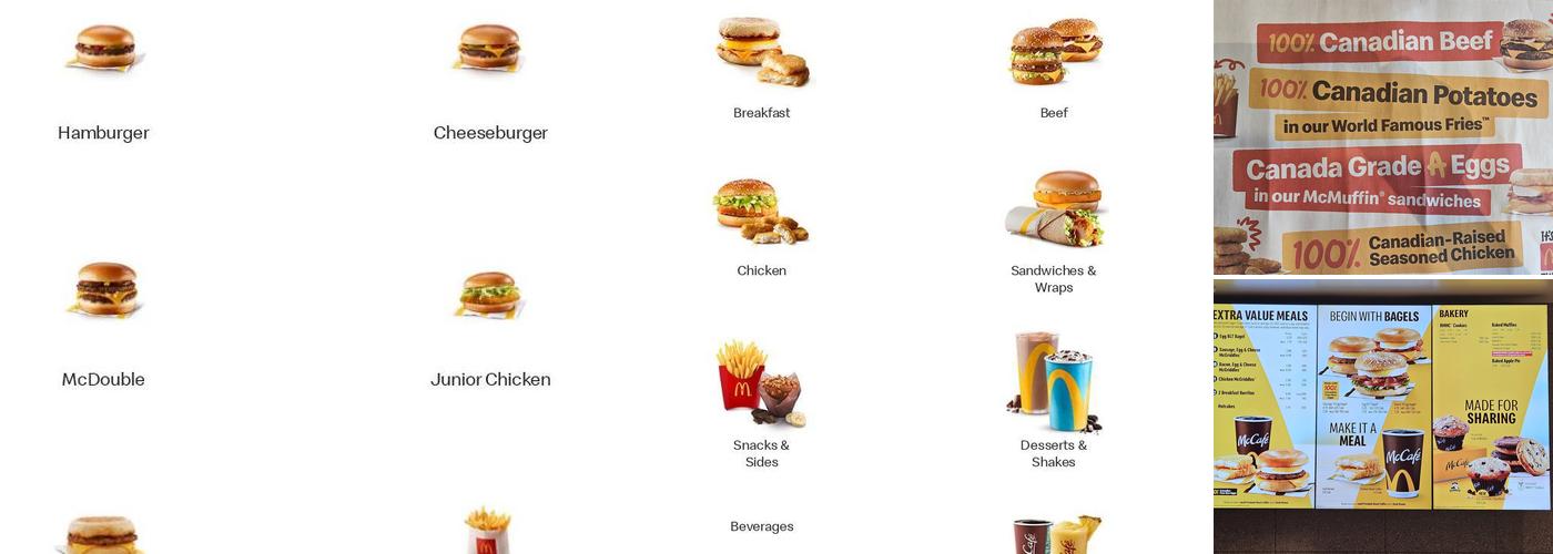 McDonald's Menu