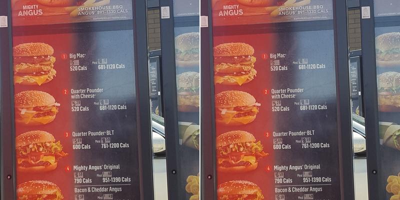 McDonald's Menu