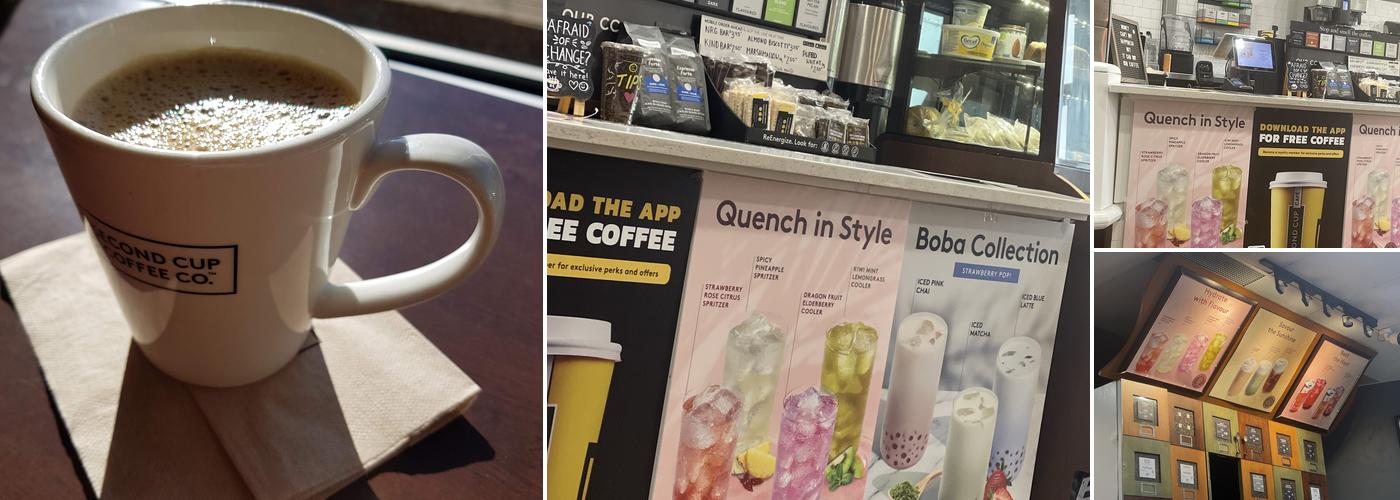 Second Cup Café Menu