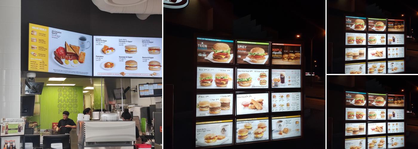 A&W Canada Menu