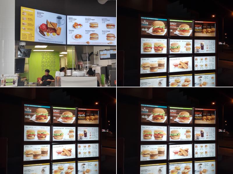 A&W Canada Menu