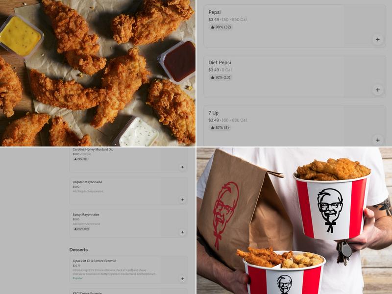 KFC Menu