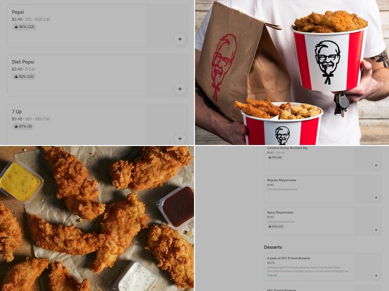 KFC Menu