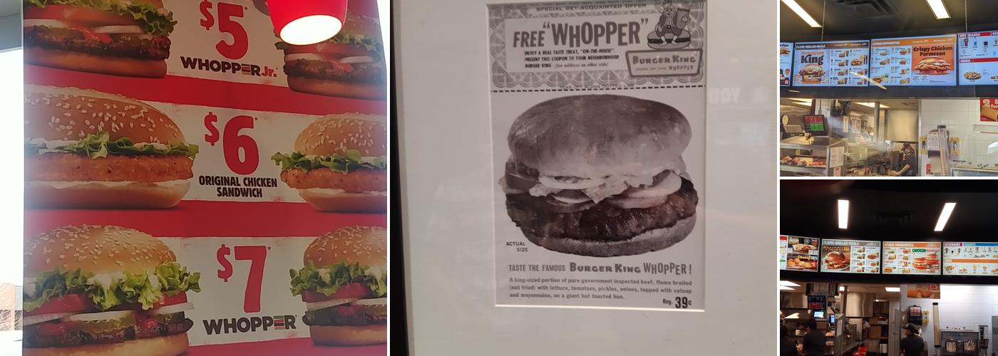 Burger King Menu