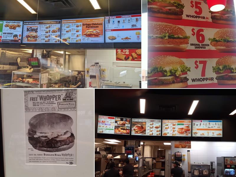 Burger King Menu