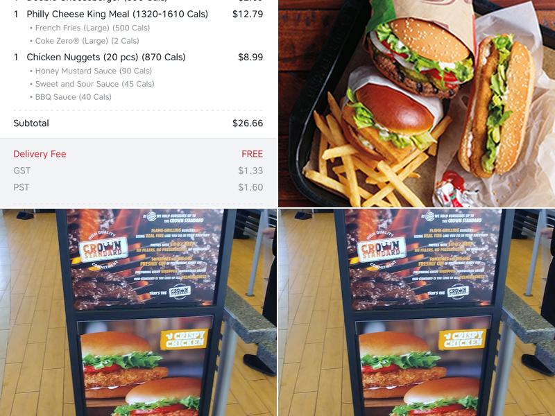 Burger King Menu