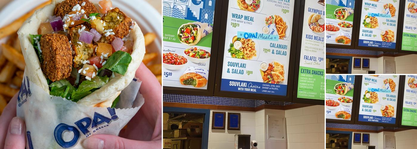 OPA! of Greece Cornwall Menu