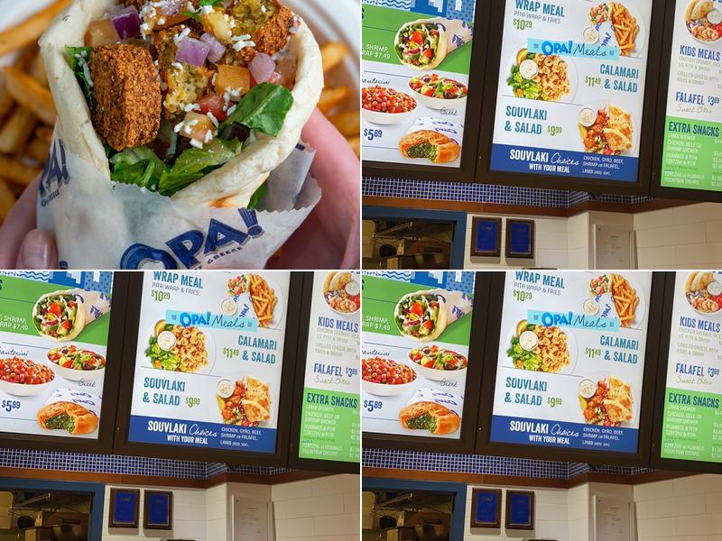 OPA! of Greece Cornwall Menu