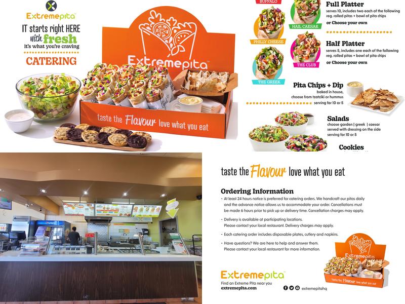 Extreme Pita Menu