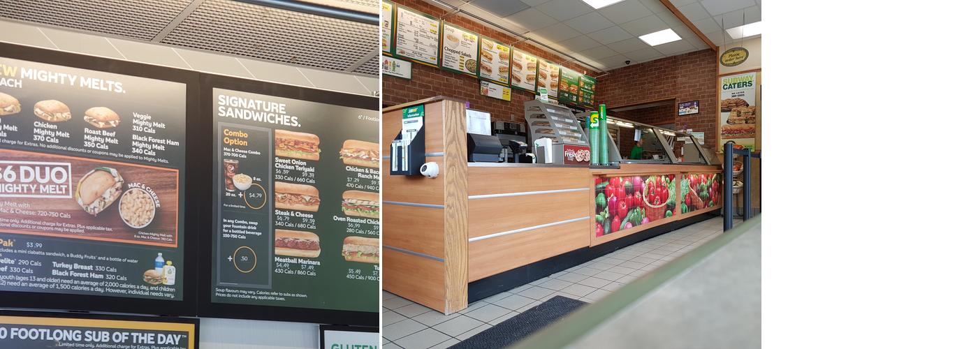 Subway Menu