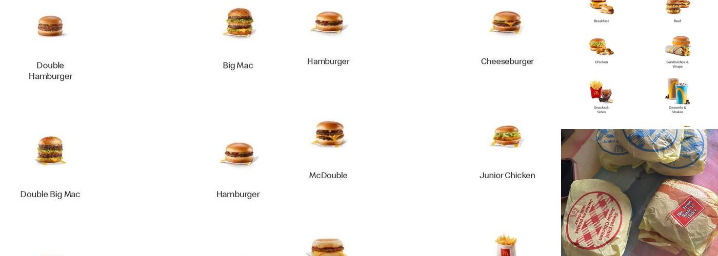 McDonald's Menu